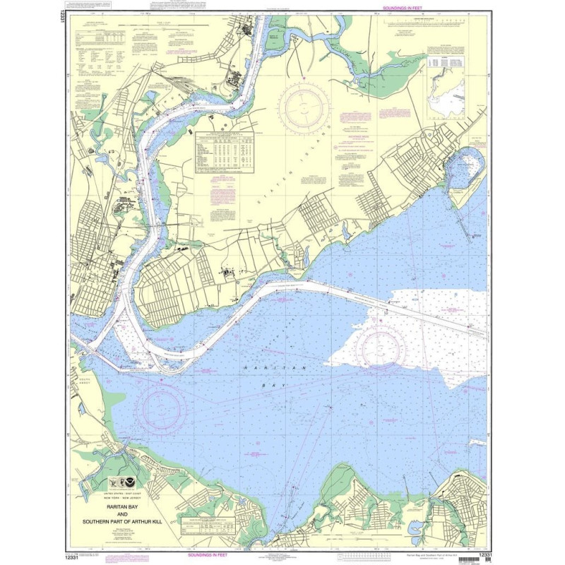 NOAA - 12331 - Raritan Bay and Southern Part of Arthur Kill