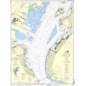 NOAA - 12334 - New York Harbor - Upper Bay and Narrows - Anchorage Chart