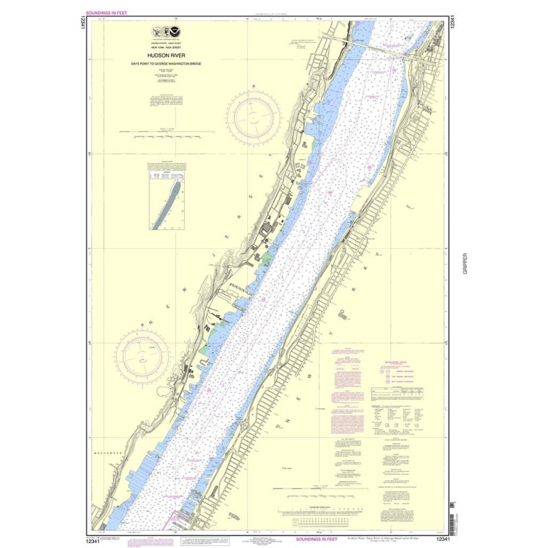 NOAA - 12341 - Hudson River - Days Point to George Washington Bridge