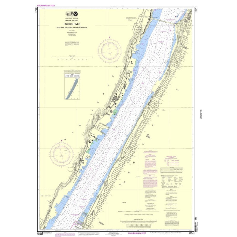 NOAA - 12341 - Hudson River - Days Point to George Washington Bridge