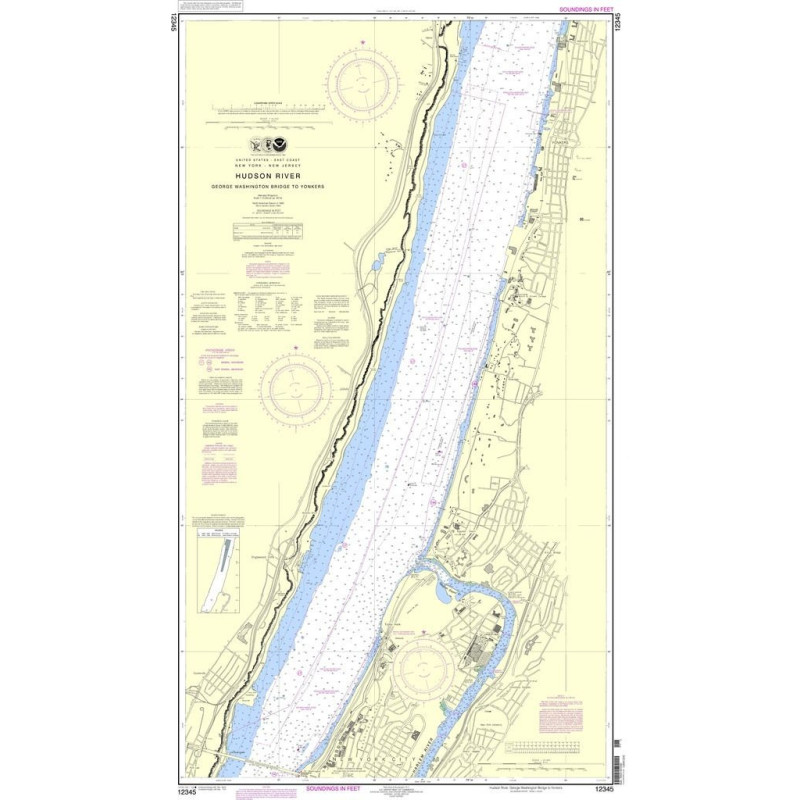 NOAA - 12345 - Hudson River - George Washington Bridge to Yonkers