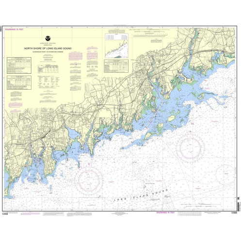 NOAA - 12368 - North Shore of Long Island Sound - Sherwood Point to Stamford Harbor