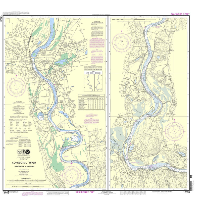 NOAA - 12378 - Connecticut River - Bodkin Rock to Hartford