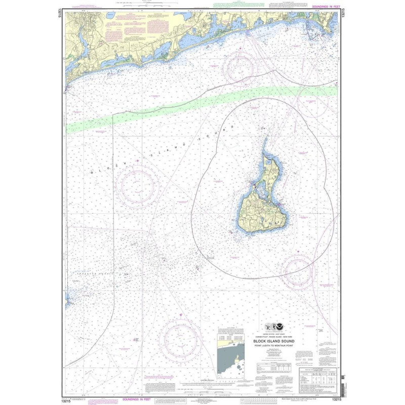 NOAA - 13215 - Block Island Sound - Point Judith to Montauk Point