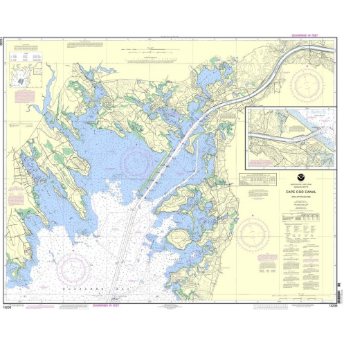 NOAA - 13236 - Cape Cod Canal and Approaches