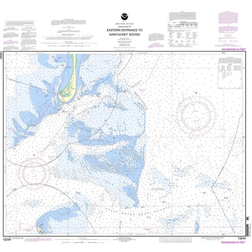 NOAA - 13244 - Eastern Entrance to Nantucket Sound