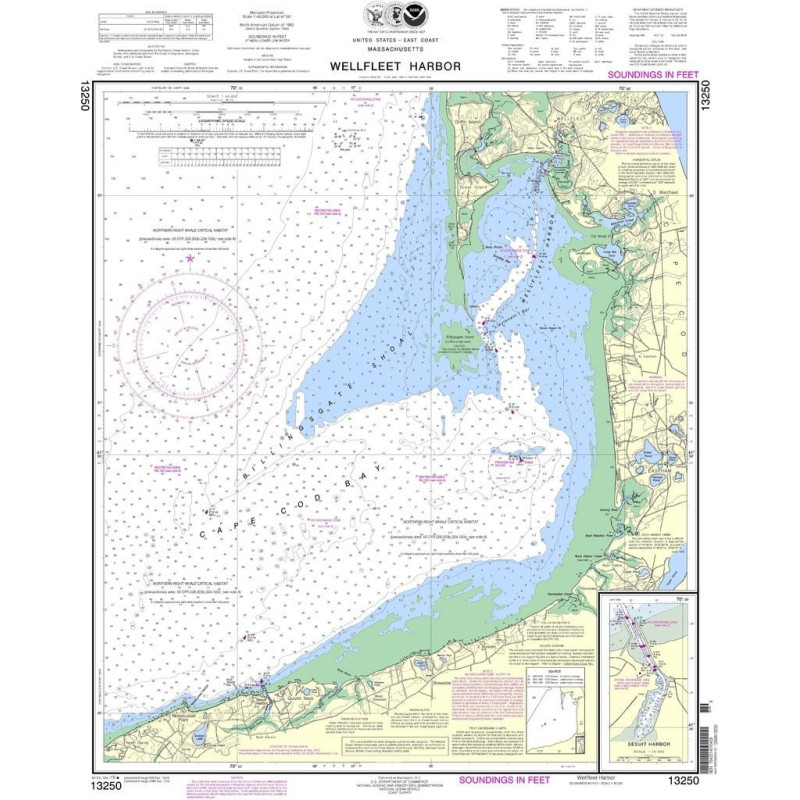 NOAA - 13250 - Wellfleet Harbor - Sesuit Harbor