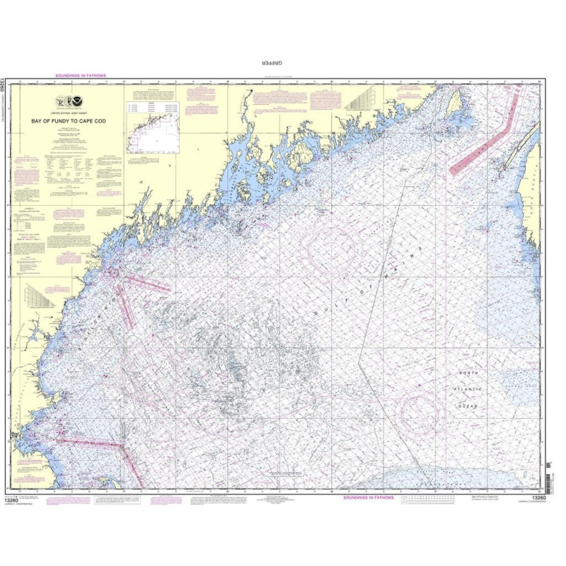 NOAA - 13260 - Bay of Fundy to Cape Cod