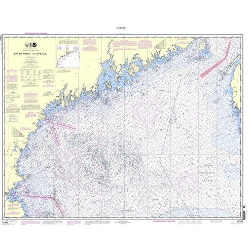NOAA - 13260 - Bay of Fundy to Cape Cod