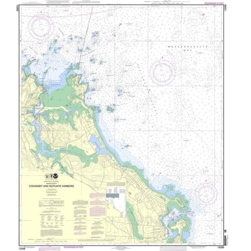 NOAA - 13269 - Cohasset and Scituate Harbors