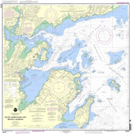 NOAA - 13276 - Salem, Marblehead and Beverly Harbors
