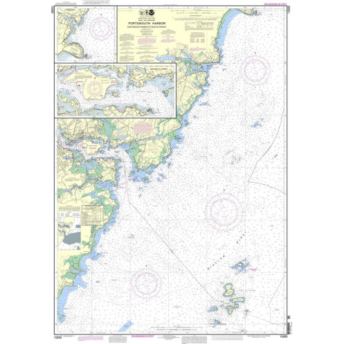 NOAA - 13283 - Portsmouth Harbor - Cape Neddick Harbor to Isles of Shoals - Portsmouth Harbor