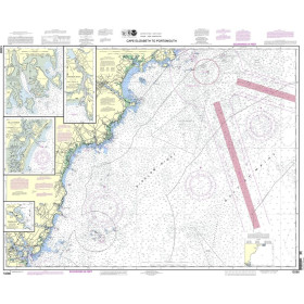 NOAA - 13286 - Cape Elizabeth to Portsmouth - Cape Porpoise Harbor - Wells Harbor - Kennebunk River - Perkins Cove