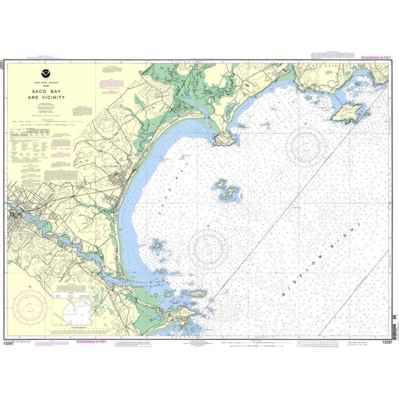 NOAA - 13287 - Saco Bay and Vicinity