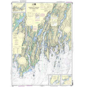 NOAA - 13293 - Damariscotta, Sheepscot and Kennebec Rivers - South Bristol Harbor - Christmas Cove