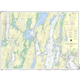 NOAA - 13296 - Boothbay Harbor to Bath, Including Kennebec River