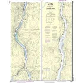 NOAA - 13297 - Kennebec River - Courthouse Point to Augusta