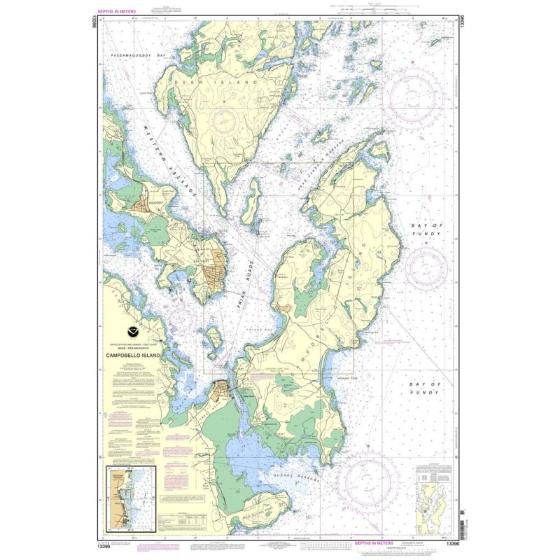 NOAA - 13396 - Campobello Island (Metric) - Eastport Harbor