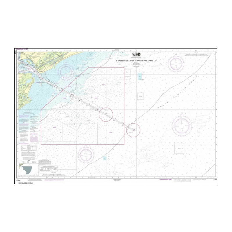 NOAA - 11528 - Charleston Harbor Entrance and Approach