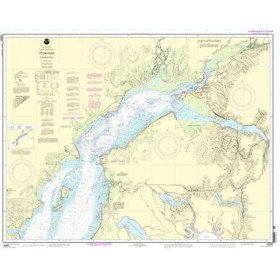 Carte marine NOAA - 16660 - Baie de Cook - Partie nord