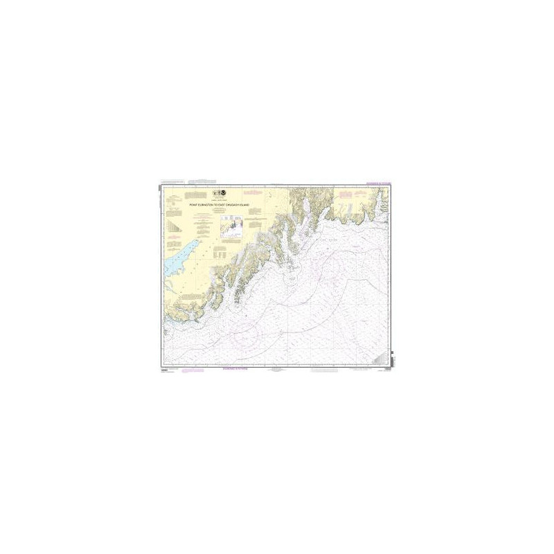 Nautical chart NOAA - 16680MB - Point Elrington to East Chugach Island