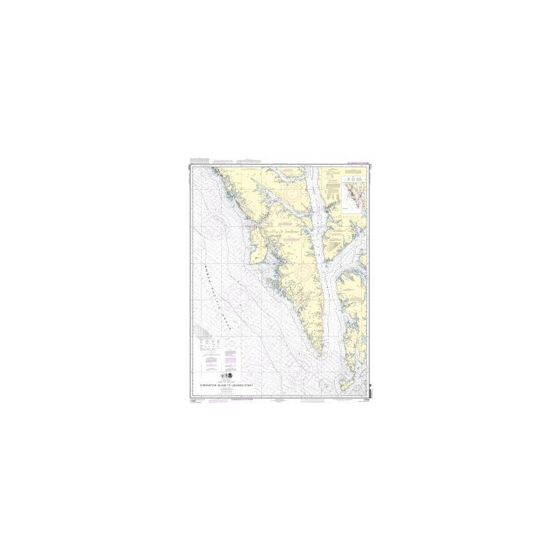 Carte marine NOAA - 17320 - De l'île Coronation au détroit de Lisianski