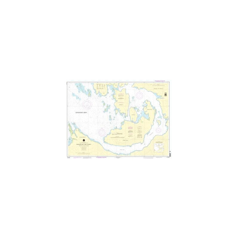 Nautical chart NOAA - 17379 - Shakan Bay and Strait