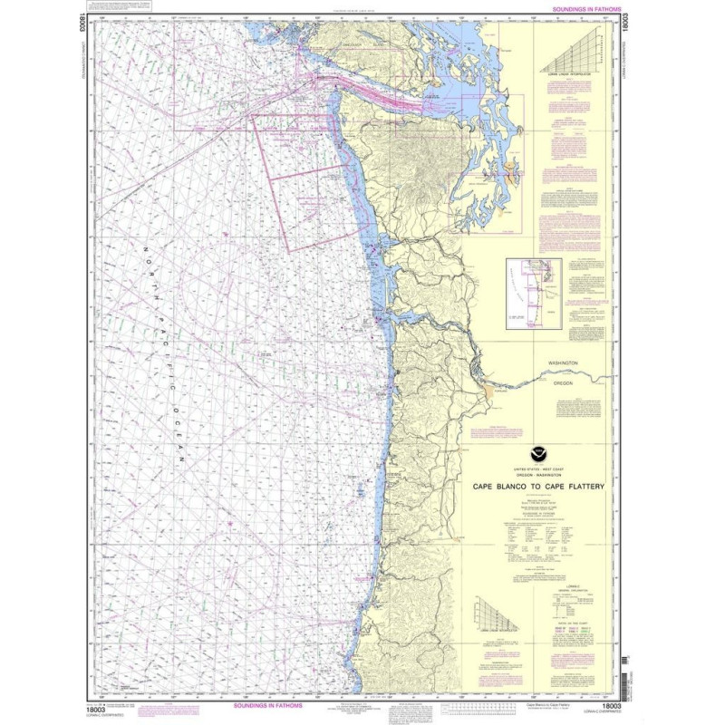 NOAA - 18003 - Cape Blanco to Cape Flattery