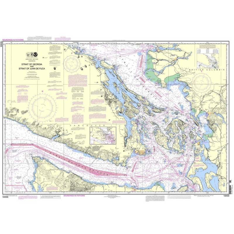 NOAA - 18400 - Strait of Georgia and Strait of Juan de Fuca