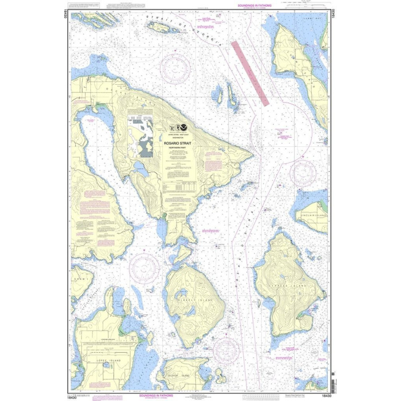 NOAA - 18430 - Rosario Strait - Northern Part