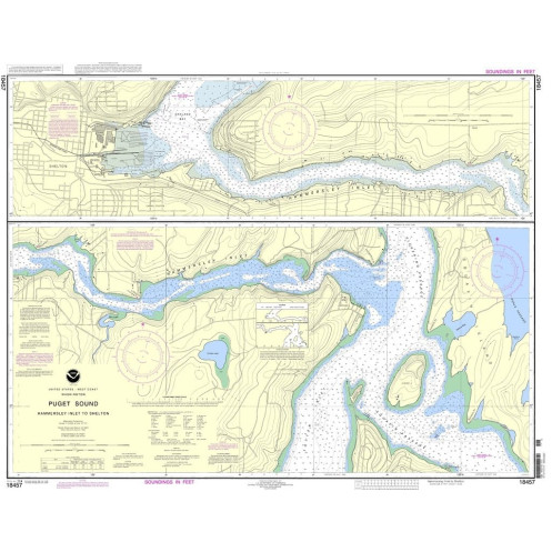 NOAA - 18457 - Puget Sound - Hammersley Inlet to Shelton