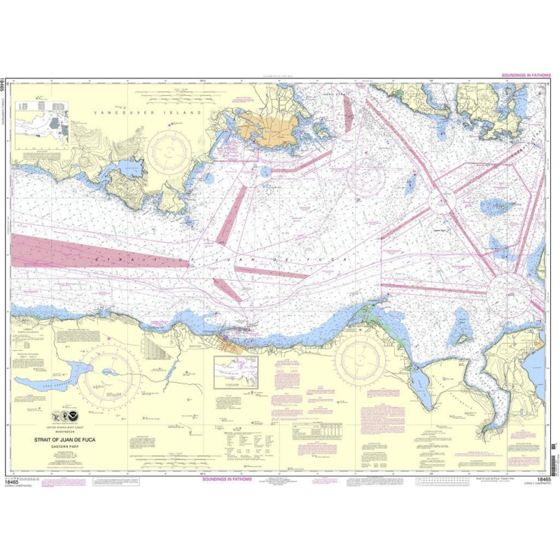 NOAA - 18465 - Strait of Juan de Fuca - Eastern Part
