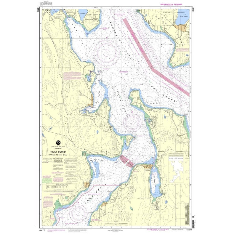 NOAA - 18477 - Puget Sound - Entrance to Hood Canal