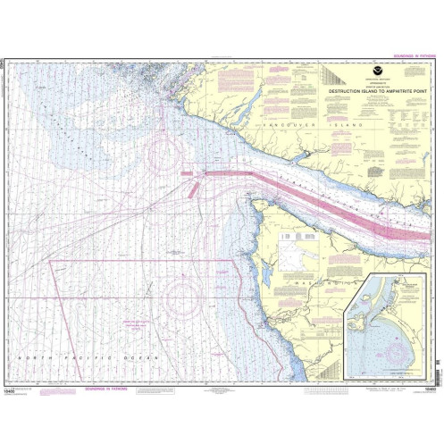 NOAA - 18480 - Approaches to Strait of Juan de Fuca - Destruction - Island to Amphitrite Point NOAA - 18480 - Approaches to Strait of Juan de Fuca - Destruction - Island to Amphitrite Point