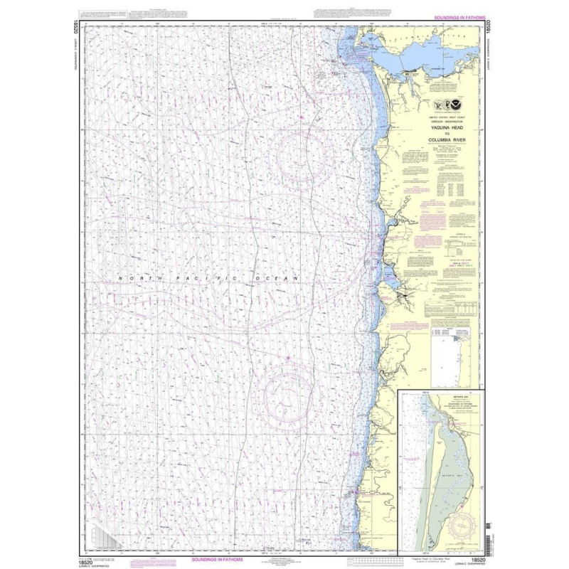 NOAA - 18520 - Yaquina Head to Columbia River - Netarts Bay