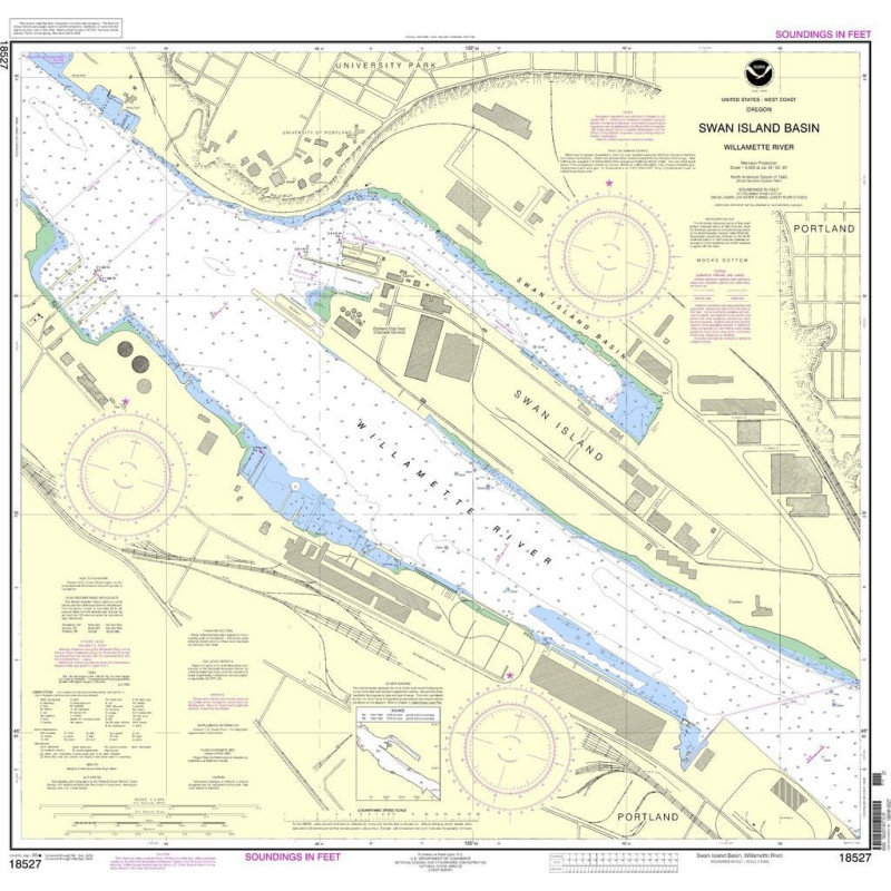 NOAA - 18527 - Willamette River - Swan Island Basin