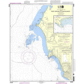 NOAA - 18589 - Port Orford to Cape Blanco - Port Orford