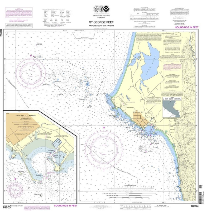 NOAA - 18603 - St George Reef and Crescent City Harbor - Crescent City Harbor