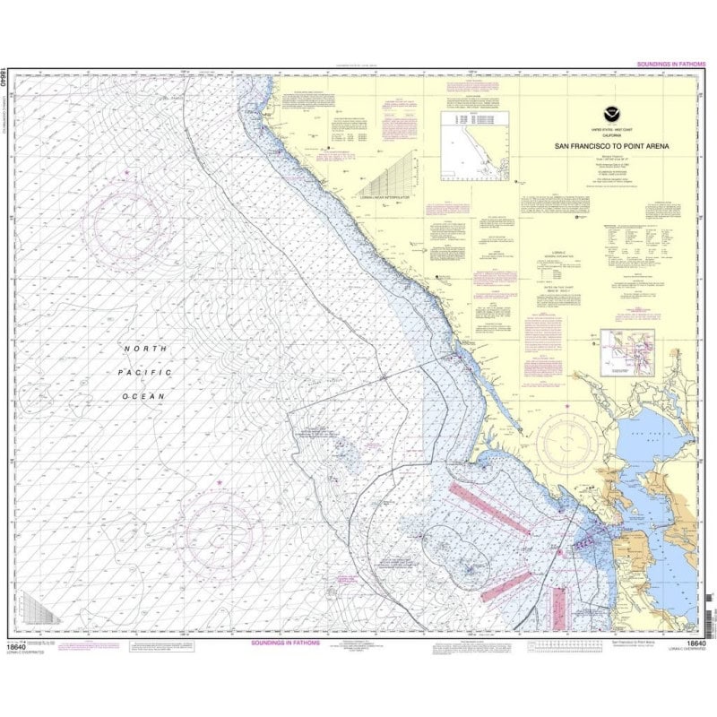 NOAA - 18640 - San Francisco to Point Arena