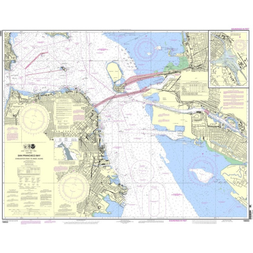 NOAA - 18650 - San Francisco Bay - Candlestick point to Angel Island