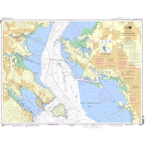 NOAA - 18653 - San Francisco Bay - Angel Island to Point San Pedro