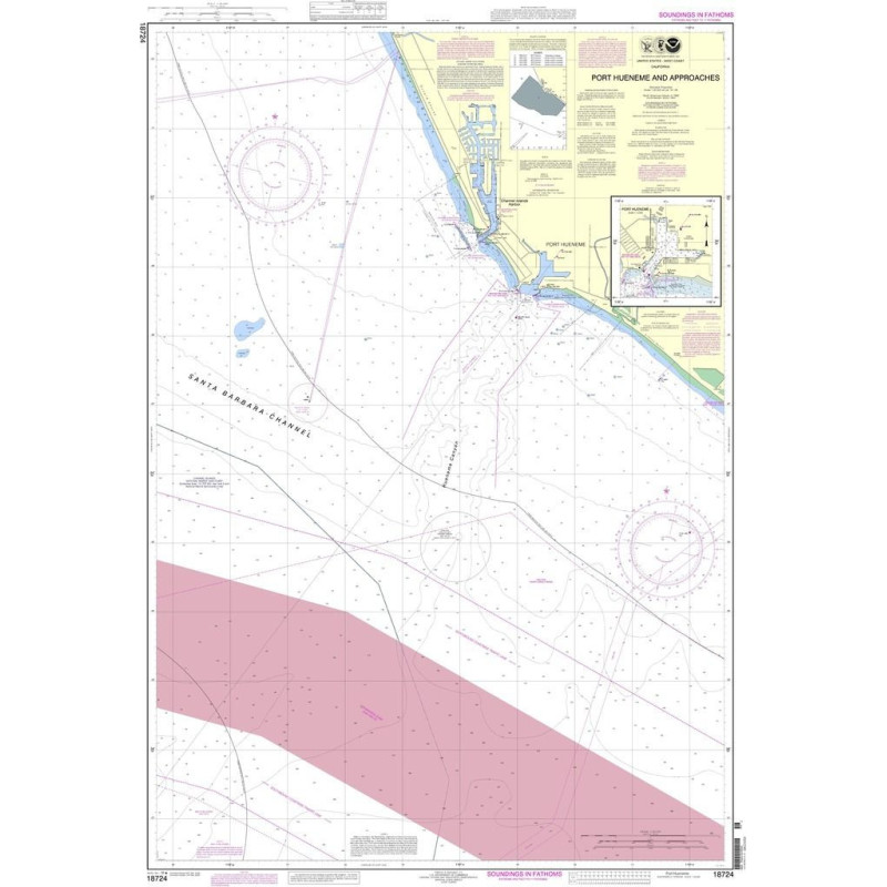 NOAA - 18724 - Port Hueneme and Approaches - Port Hueneme