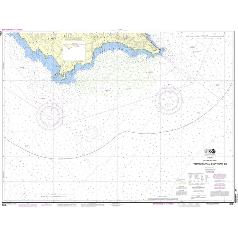 NOAA - 18764 - San Clemente Island Pyramid Cove and Approaches