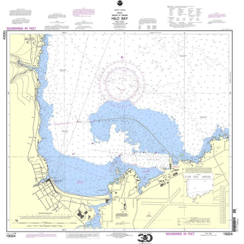 NOAA - 19324 - Island of Hawaii - Hilo Bay NOAA - 19324 - Island of Hawaii - Hilo Bay