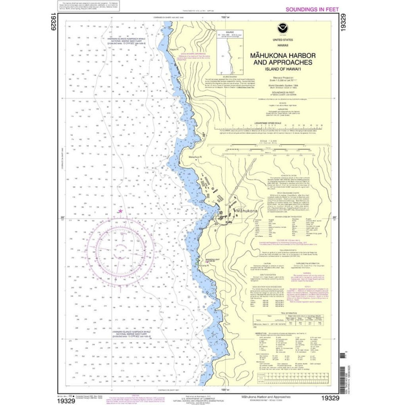 NOAA - 19329 - Mahukona Harbor and Approaches - Island of Hawaii