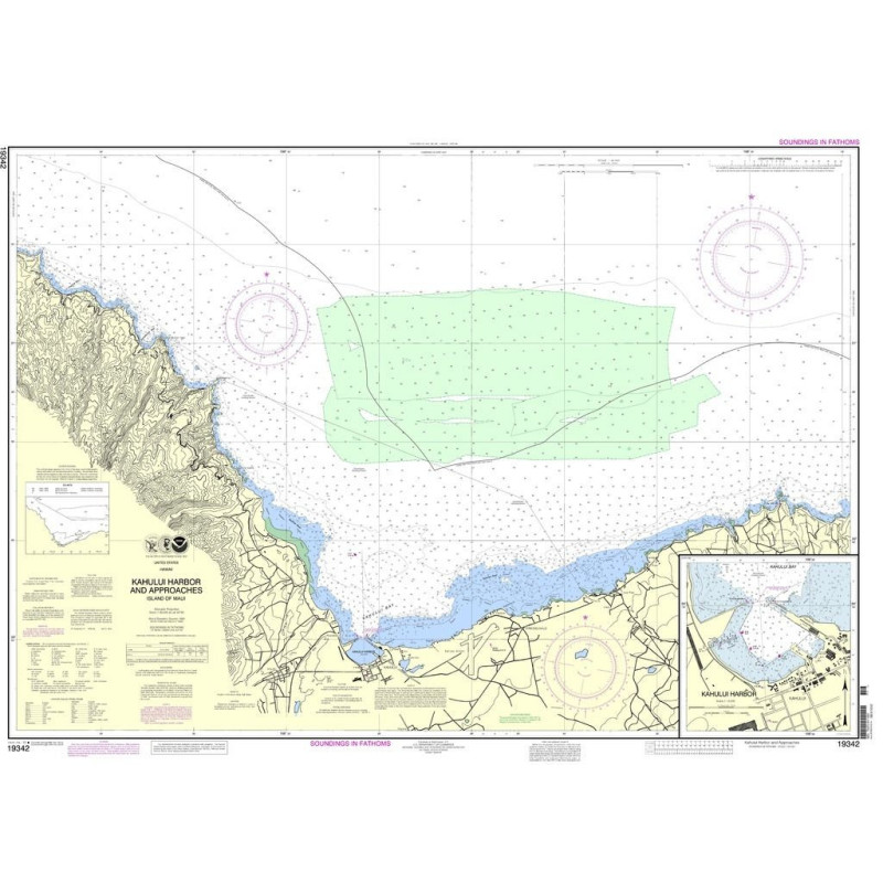 NOAA - 19342 - Kahului Harbor and Approaches - Kahului Harbor