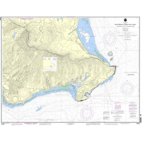 NOAA - 19358 - Southeast Coast of Oahu - Waimanalo Bay to Diamond Head