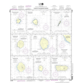 NOAA - 81086 - Plans in the Mariana Islands (Metric) - Agrihan Anchorage - Agrihan - Anatahan Island - Asuncion Island - Alamaga