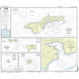 NOAA - 83484 - Samoa Islands - Manua Islands - Pago Pago Harbor - Rose Atoll - Swains Island - Tutuila Island