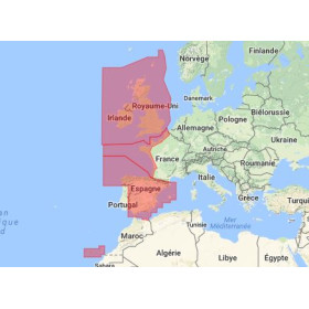 Livechart - Manche - Atlantique (Royaume-Unid / Irlande + France + Espagne)